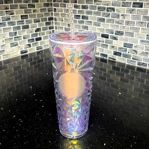 Starbucks, Winter/Holiday 2023 Prism Dichroic 24 oz Venti Cup Brand New